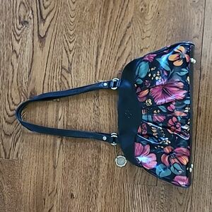 Patricia Nash Marcellara Leather Shoulder Bag, Tropical Escape